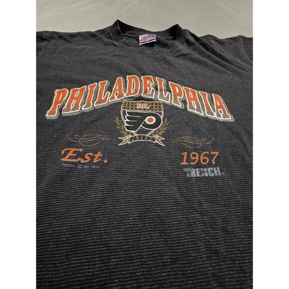 Philadelphia Flyers 1992 Trench Ultra Made USA Single Stitch Men's Size Large... - Picture 2 of 6
